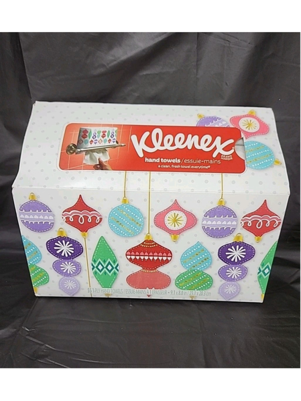 Kleenex Christmas Holiday Theme Hand Paper Towels Ornaments 55-1 Ply